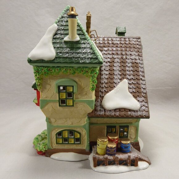 Dept 56 The Glacier Gazette North Pole Series Christmas Village House 1997 - Picture 3 of 11